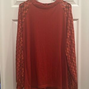 Lace Long Sleeve Woman’s Blouse, Soft & Airy